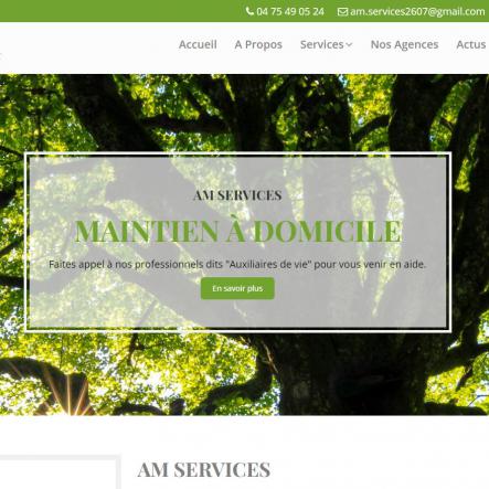 Création site internet -  Services à la personne - Maintien à domicile - Montélimar