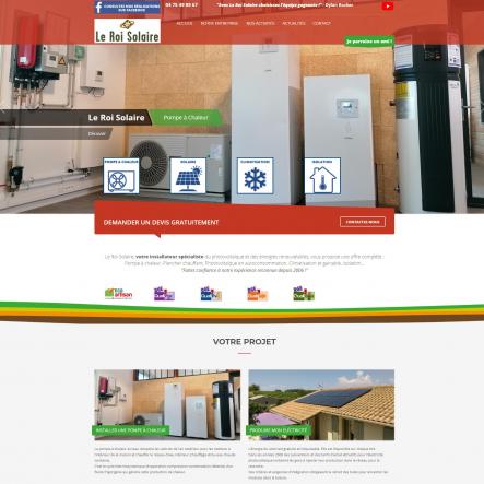 Création site internet - Photovoltaïque et énergies renouvelables