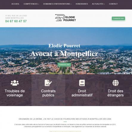 Création site internet - Avocat à Montpellier